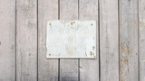 Sign boards on a rustic wooden wall mockup. vintage frames on an old wooden wall. Gray wooden background texture with copy space. wall wood table.