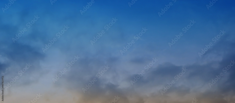Colorful Sky after the Sunset. Natural Sky Background,