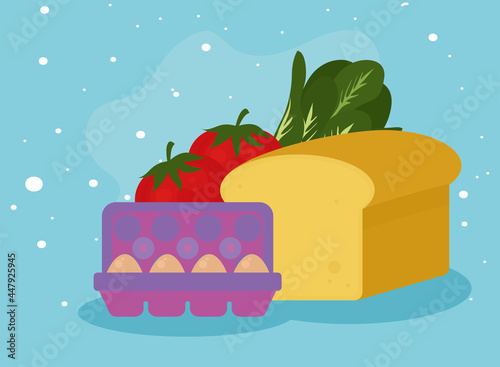 cheese eggs and food icons