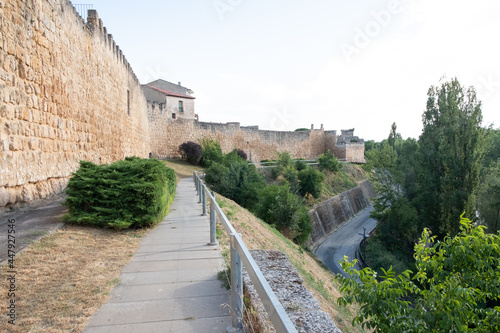 Fototapeta Naklejka Na Ścianę i Meble -  medieval wall of Almazan, Soria