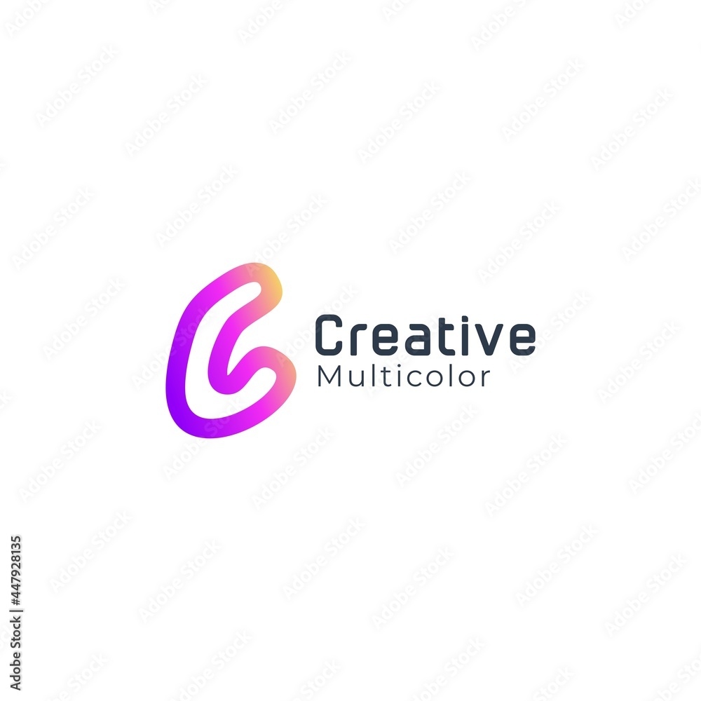 logo letter C gradient colorful modern logo letter C gradient colorful modern