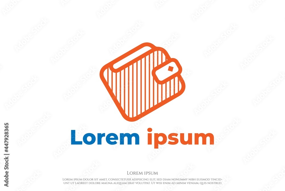 Modern Simple Minimalist E Wallet Logo Design Modern Simple Minimalist E Wallet Logo Design