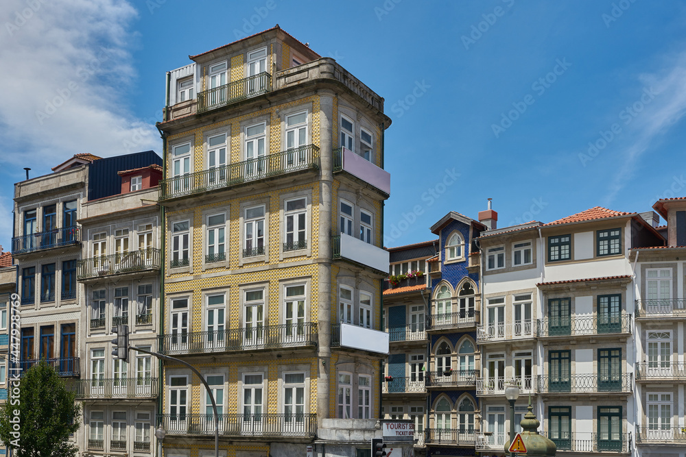 View of Old Porto, Afonso Henrique Street, Portugal