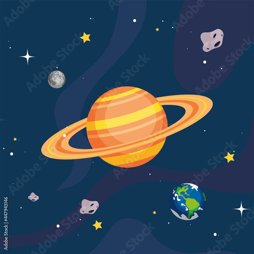 saturn and planets
