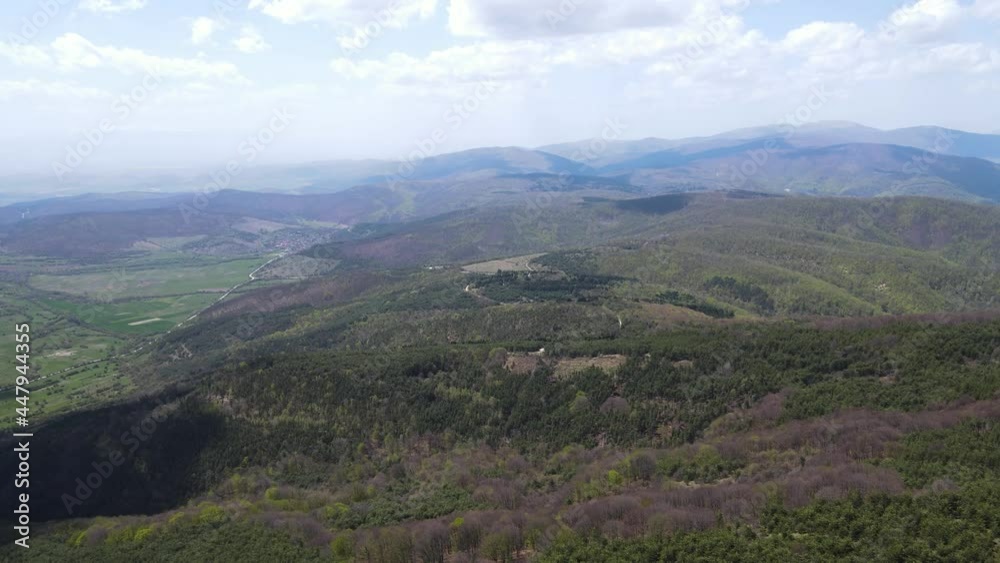 Mountain valley from above Mountain valley from above