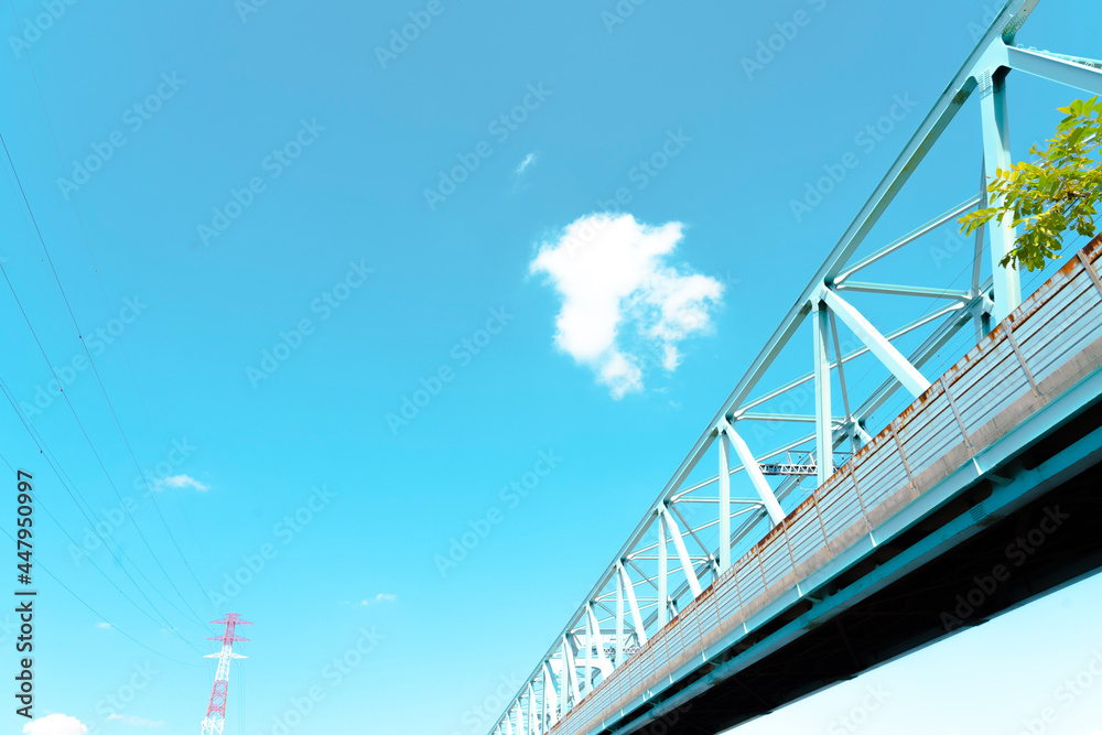 Fototapeta premium bridge over the river