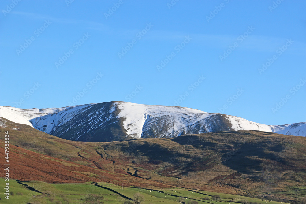 	
Mountains of Cumbria in winter