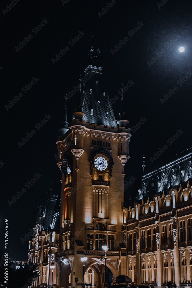 Fototapeta premium big ben clock tower at night