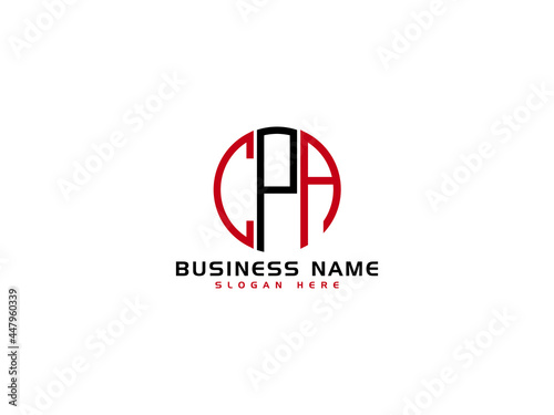 Letter CPA Logo Icon Vector Image Design For New Business