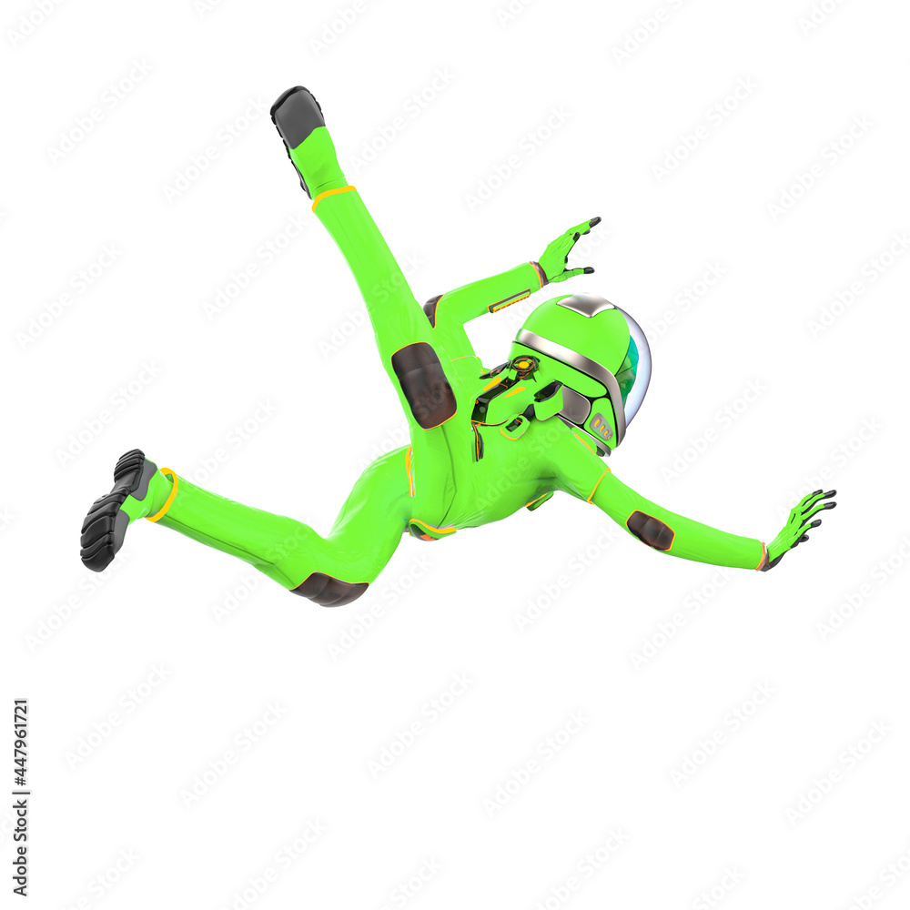 alien astronaut is falling from the sky alien astronaut is falling from the sky