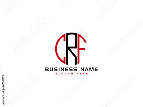 Letter CRF Logo Icon Vector Image Design For New Business