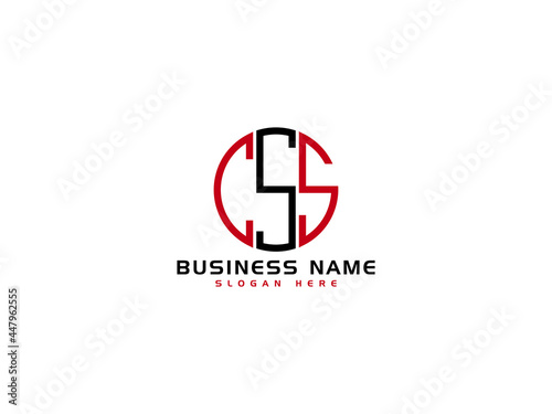 Letter CSS Logo Icon Vector Image Design For New Business