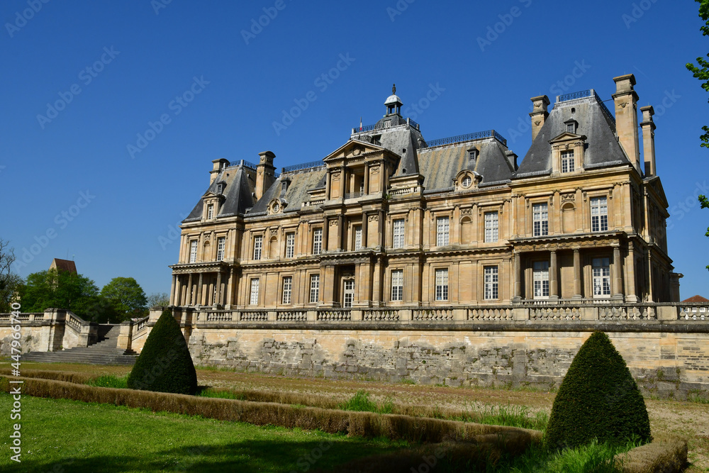 Maisons Laffitte; France - april 20 2018 : classical castle