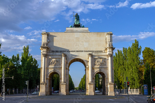 The Siegestor (Victory Gate) in Munich photo