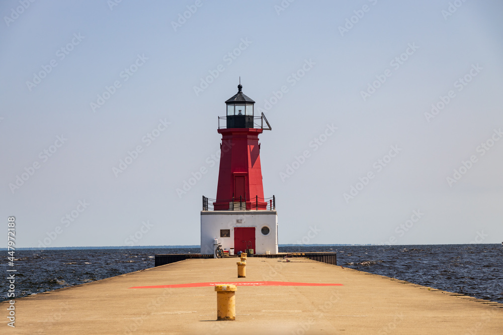 Menominee North Pier Lighthouse, Michigan