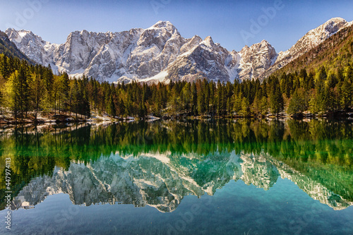 Fusine lakes natural park, Friuli Italy