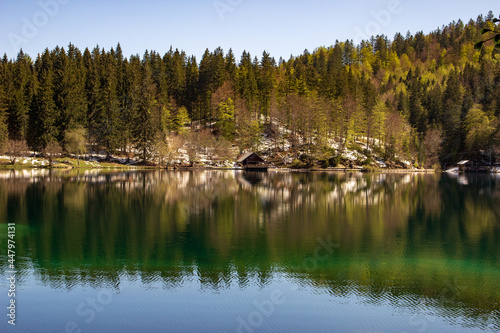 Fusine lakes natural park, Friuli Italy