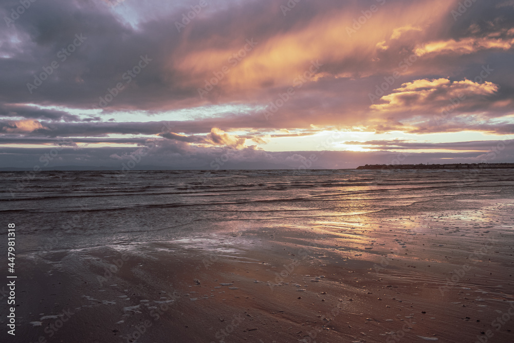 Obraz premium Sunset at the beach
