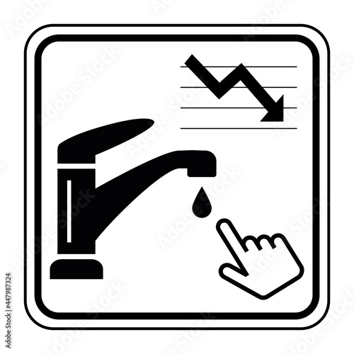 Logo consommation eau.