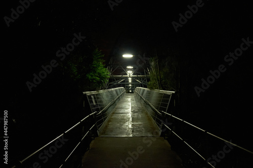 Nightime bridge