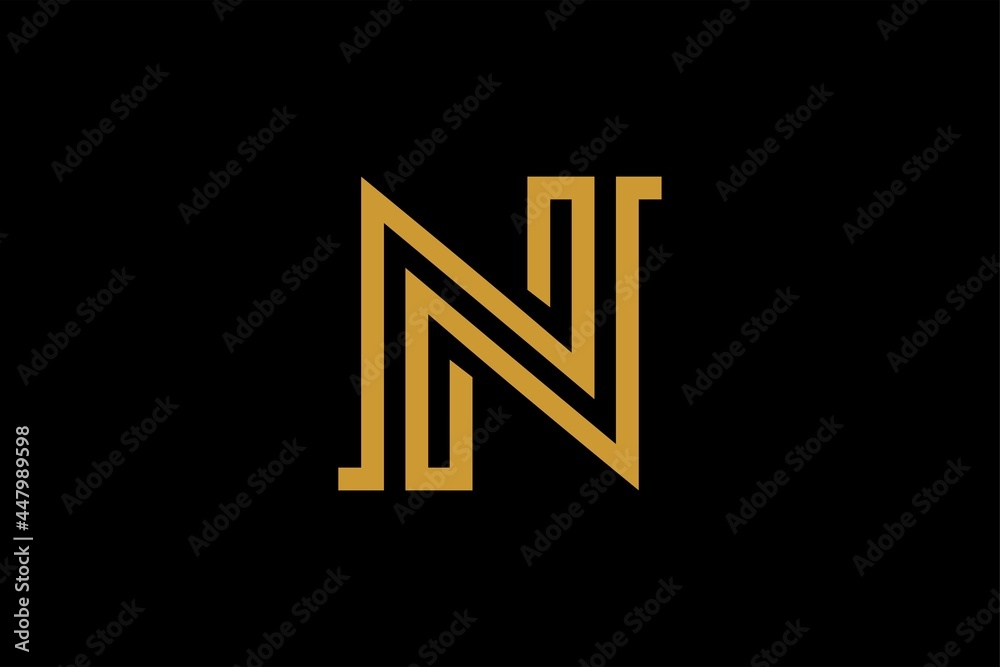 Letter N logo design vector. N monogram sign symbol. Letter N logo design vector. N monogram sign symbol.