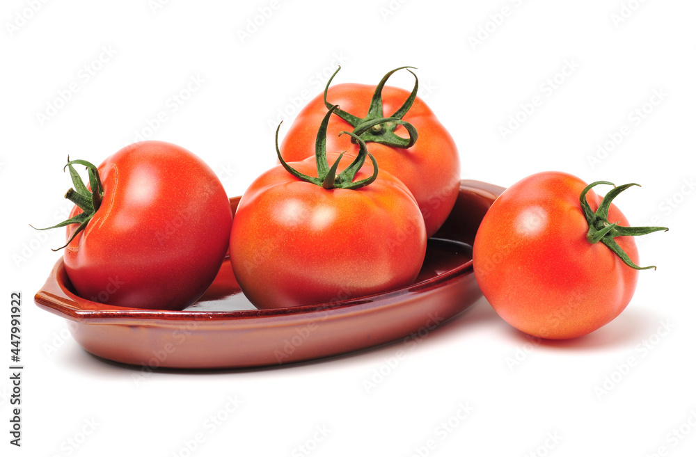 fresh tomato isolated on white background fresh tomato isolated on white background