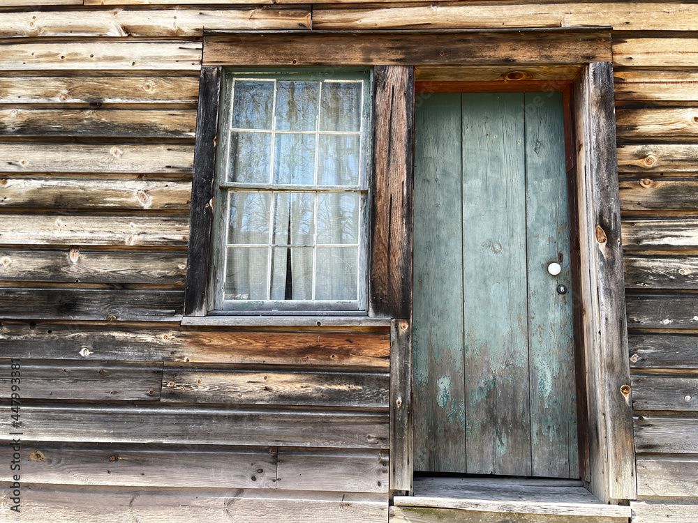 Old Wooden Door and Window Old Wooden Door and Window