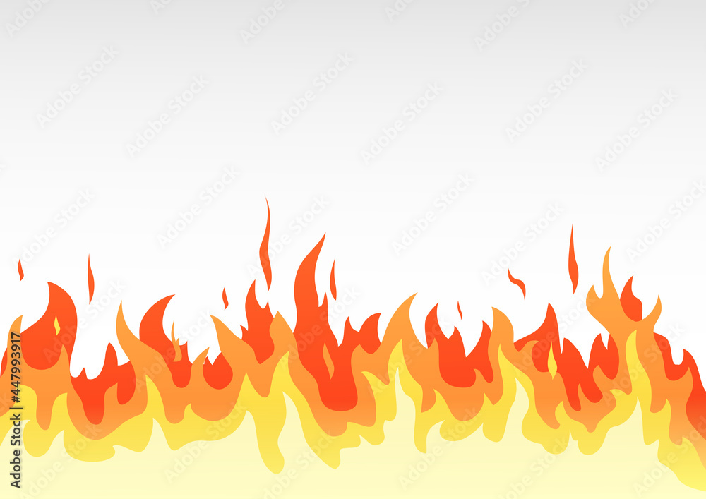Red and orange fire flame. vector illustration Red and orange fire flame. vector illustration