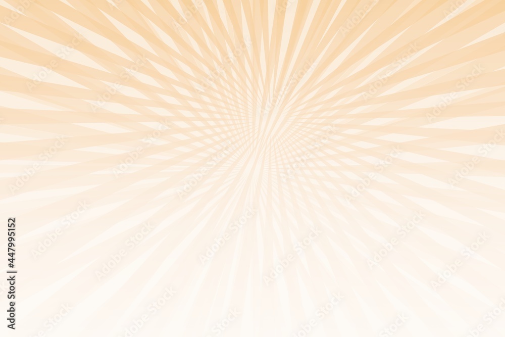 Obraz premium Rays of light abstract background. Futuristic illustration border template in soft pastel tone. Color and light of summer and autumn graphic design atmosphere.