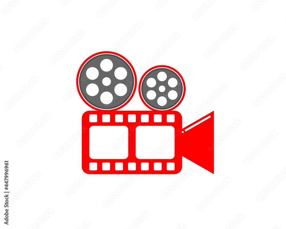 Video camera recorder with reel movie inside Video camera recorder with reel movie inside