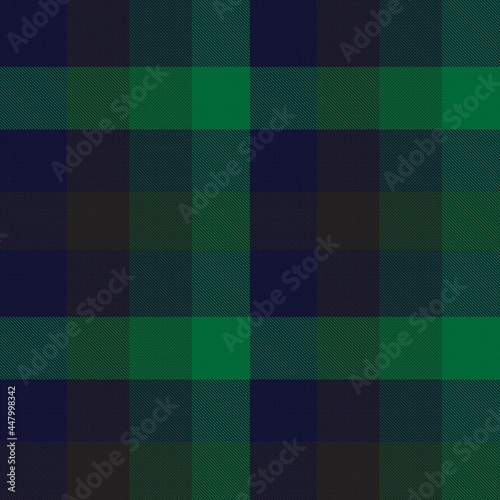 Green Asymmetric Plaid textured Seamless Pattern