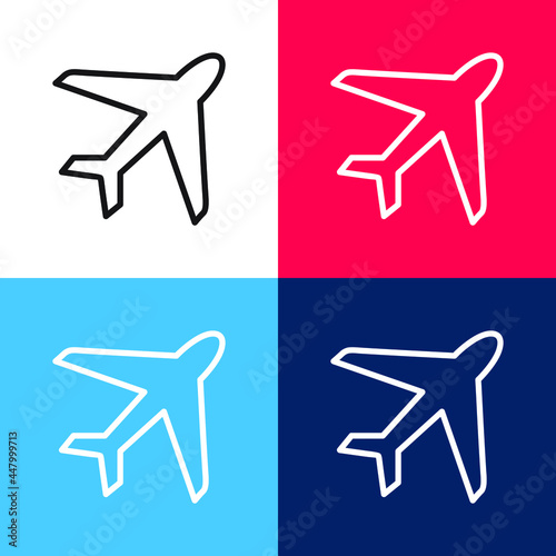 airplane icon. airplane icon vector illustration. airplane icon symbol.