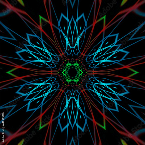 abstract fractal flower FlowerStar br