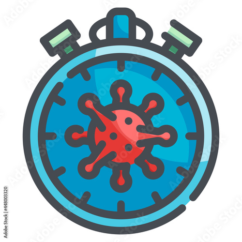 watch line icon