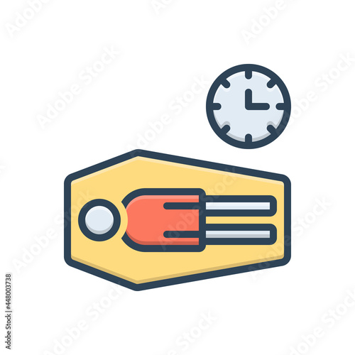 Color illustration icon for last coffin 