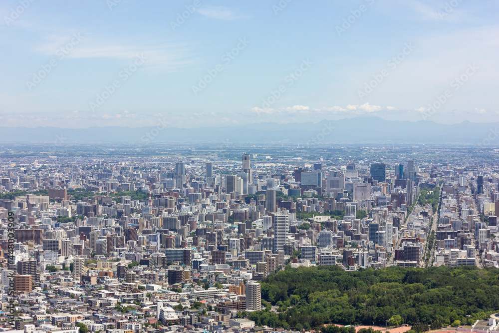 大倉山展望台からの眺望