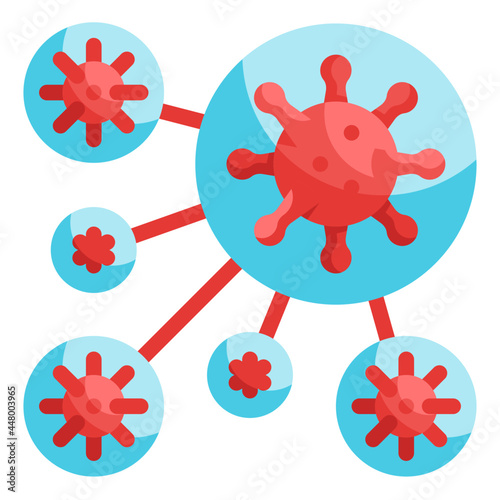 virus flat icon