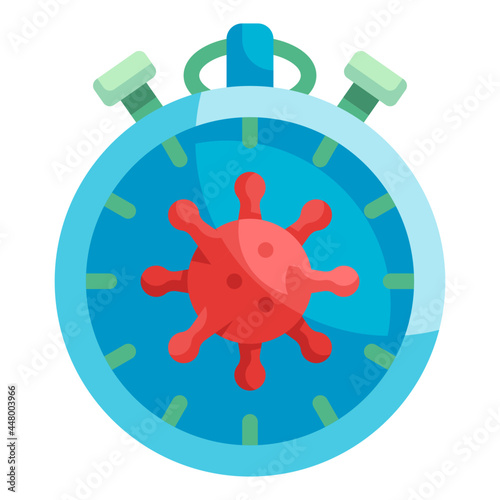 watch flat icon