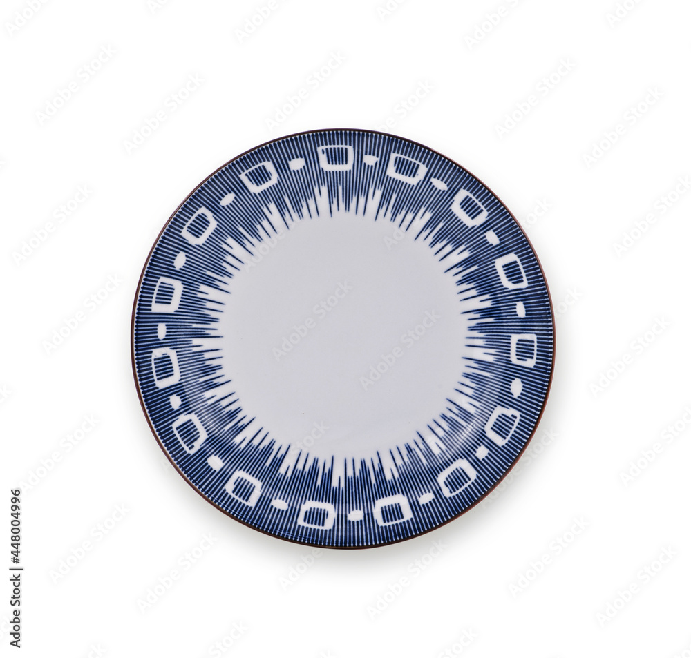 plate ceramic isolated on white background plate ceramic isolated on white background