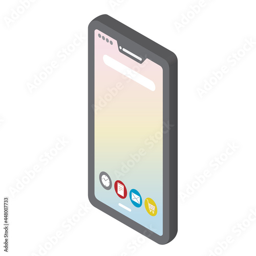 スマートフォン_アイソメトリック 2
