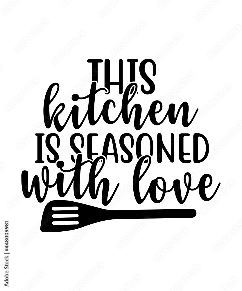 kitchen svg, cooking svg, Kitchen Monogram svg, Flourish Kitchen SVG ...