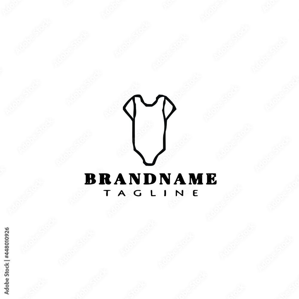 baby bodysuit logo icon template vector illustration baby bodysuit logo icon template vector illustration