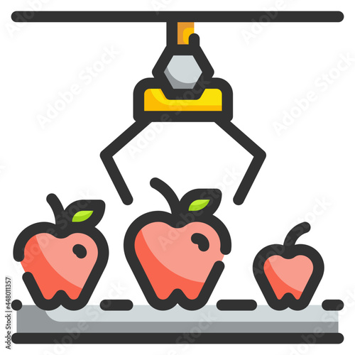 grading line icon