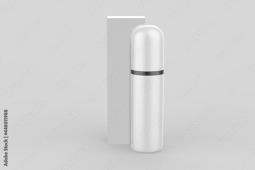 Cosmetic Bottle with Pump Mockup on isolated background. 3d illustration Cosmetic Bottle with Pump Mockup on isolated background. 3d illustration