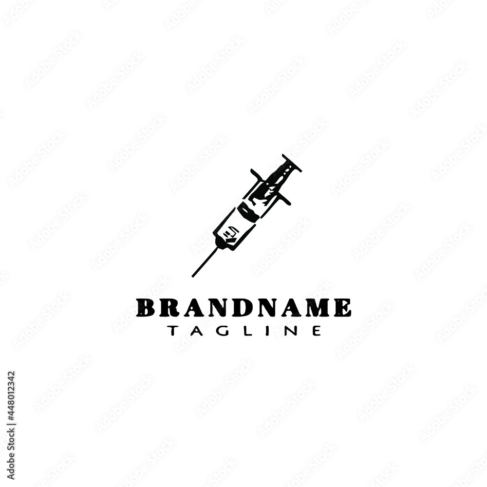 injection logo icon cartoon design template vector illustration injection logo icon cartoon design template vector illustration