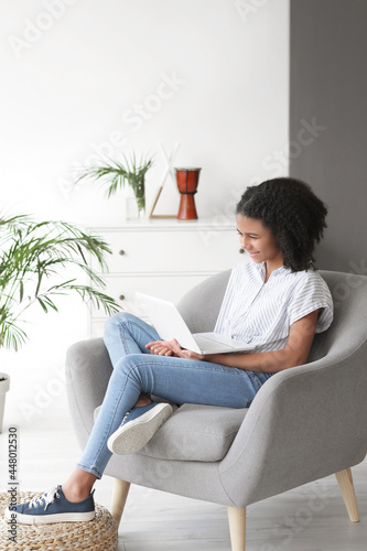 African-American girl with ...