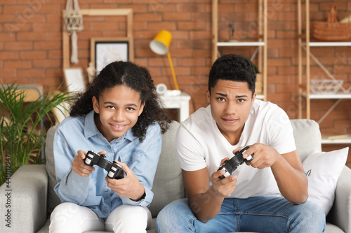 African-American brother an...