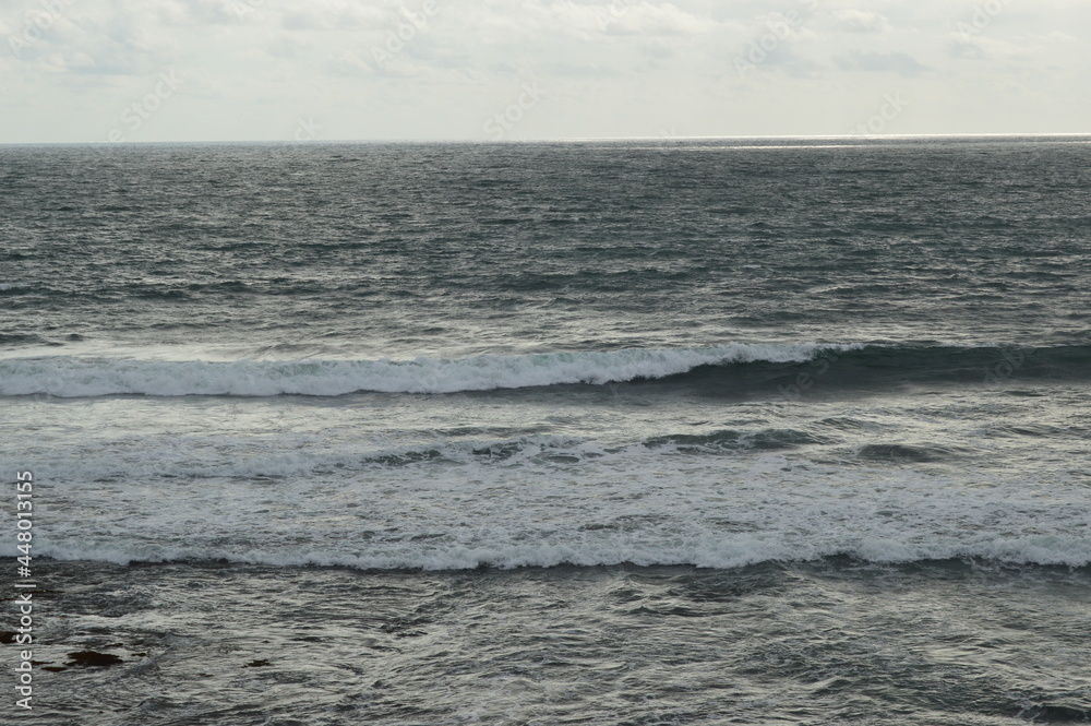 waves on the beach