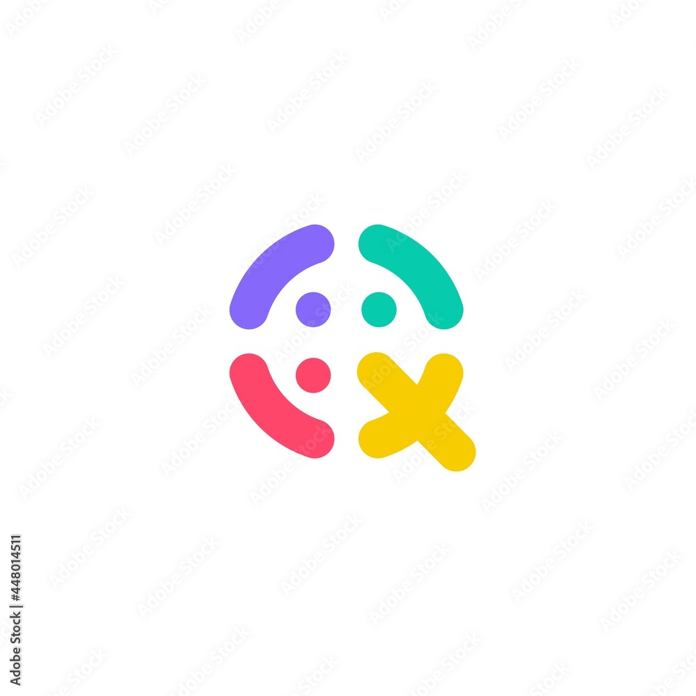q letter people team family together logo vector icon illustration q letter people team family together logo vector icon illustration