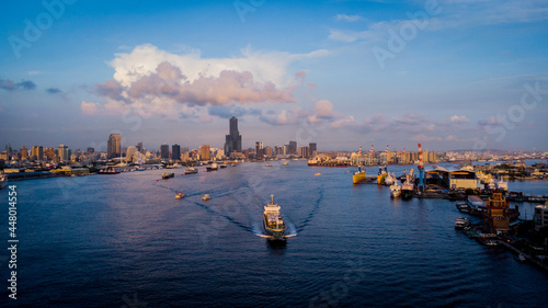 The Aerial view of Kaohsiung